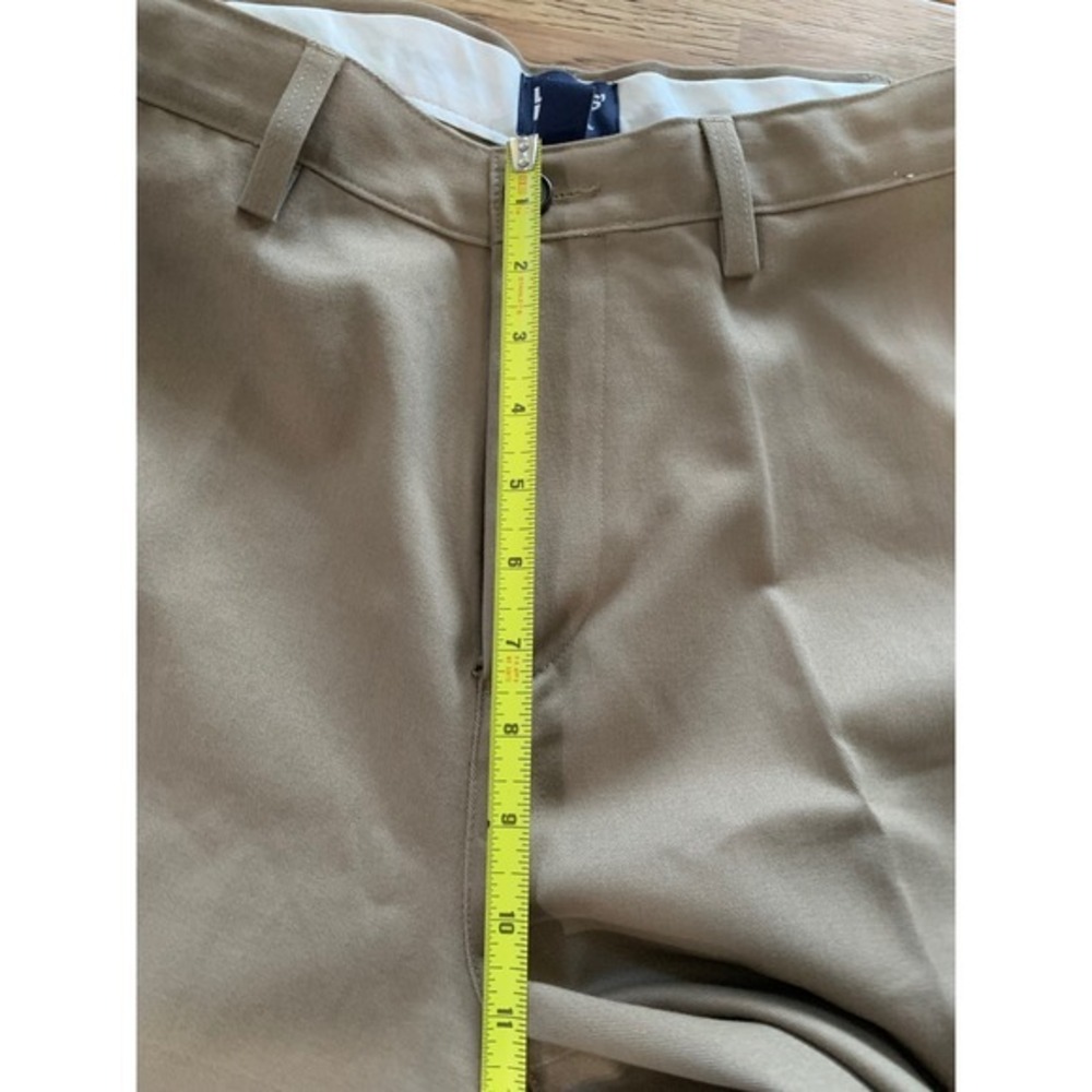 2 Pair-Lands End Traditional Fit Chino Straight Leg Flat Front Preppy Classic-38 - Picture 7 of 15